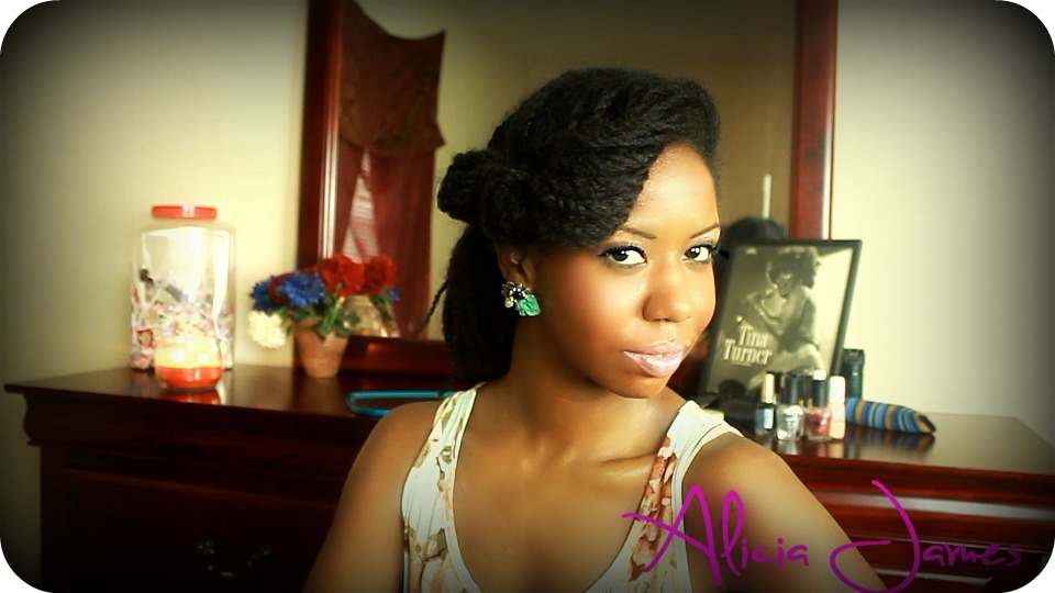 vintage inspired hairstyle with loose twist 2 – How To Take Care Of Natural  Hair